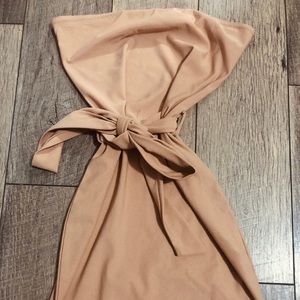 Boohoo Brand-new Strapless Nude Dress!